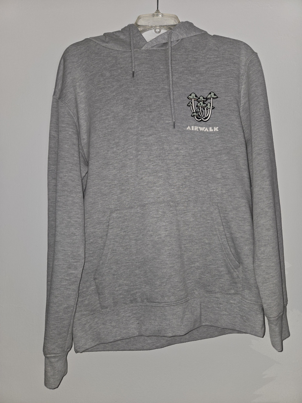 Airwalk Men's Gray Hoodie Sweatshirt